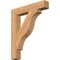 Ekena Millwork Funston Block Smooth Bracket, Western Red Cedar, 3 1/2"W x 22"D x 26"H BKT04X22X26FST05SWR - alternate 1